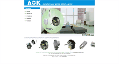 Desktop Screenshot of aok-motor.com